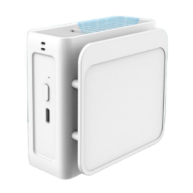 Type C opladen Draagbare taille ventilator 3 Windsnelheid Ingebouwde 5000mah batterij