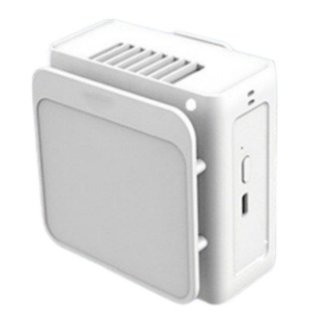 Type C opladen Draagbare taille ventilator 3 Windsnelheid Ingebouwde 5000mah batterij