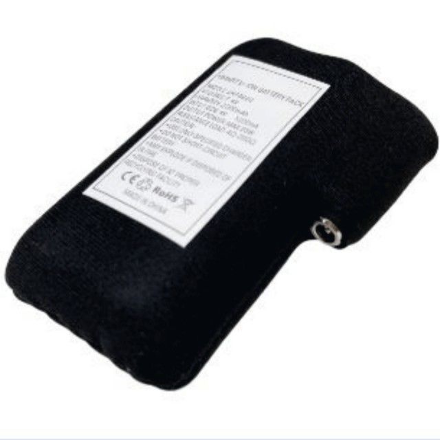 Zwarte doek gewikkeld 18650 li ion batterij pack 2S1P 7.4V 2000mAh 2200mAh 2600mAh 3500mAh batterij packs voor verwarmde handschoenen