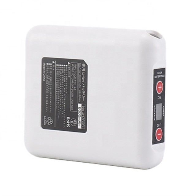 ABS Verwarmde kleding Batterij 7.4V 4400mAh DC3.5x1.35mm gat oplaadpoort