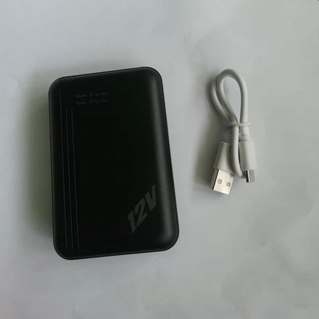 12V 10000mAh ventilatorbatterij DC voor koeljas ventilator USB voor mobiele telefoon
