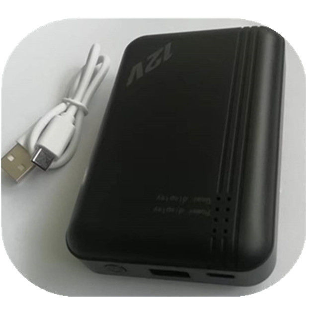 12V 10000mAh ventilatorbatterij DC voor koeljas ventilator USB voor mobiele telefoon