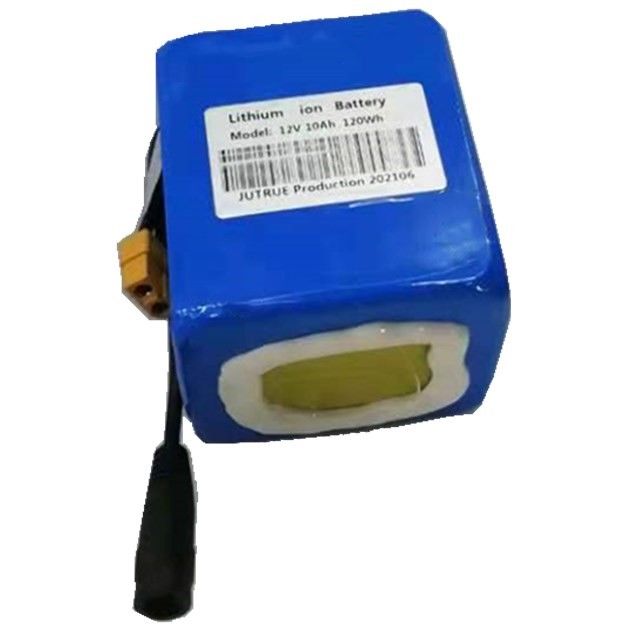 12 Volt 10ah lithiumbatterijpakket 18650 3cellen in serie met XT60-ontlading