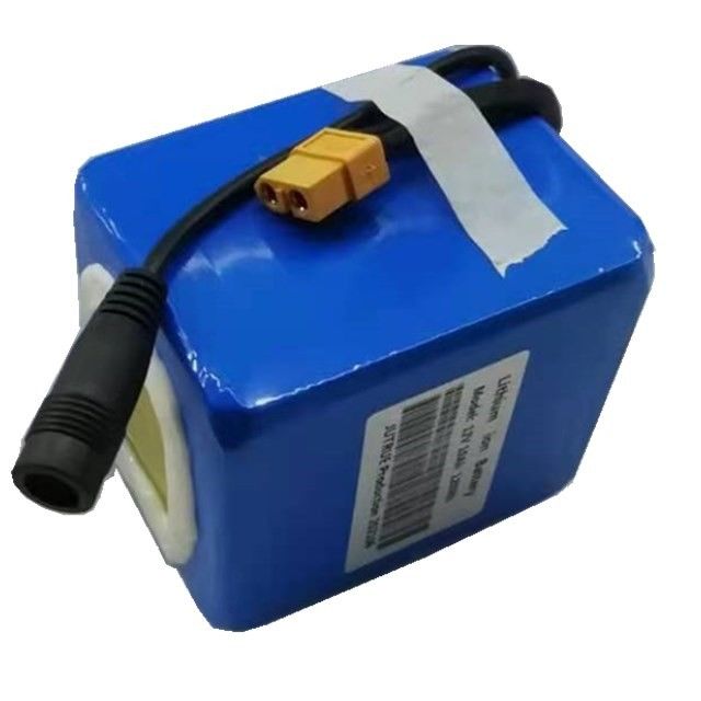 12 Volt 10ah lithiumbatterijpakket 18650 3cellen in serie met XT60-ontlading