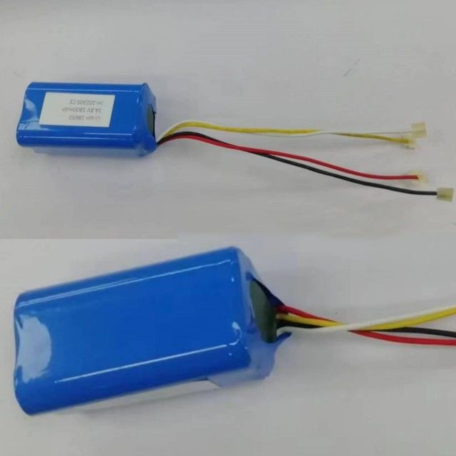 Gepersonaliseerde 14,8v 2200mah batterijpakket 18650 Cell 4s1p met BMS voor Veegmachine