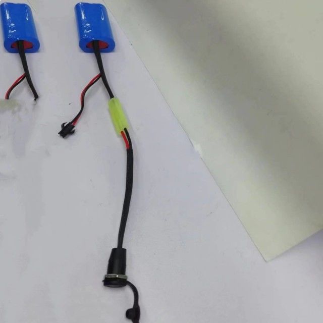 Custom 18650 Li-ion batterijpakket 2cellen in serie met vatconnector DC5521 Vrouwelijk