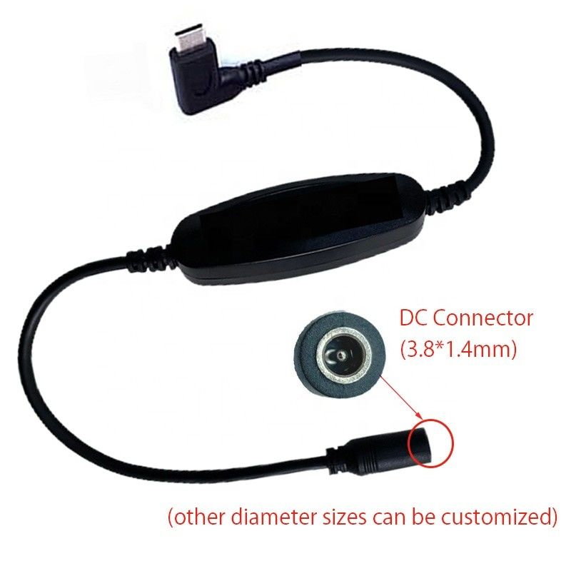 3.8 * 1.4 USB DC-kabel geïsoleerd voor airconditioning kledingventilator