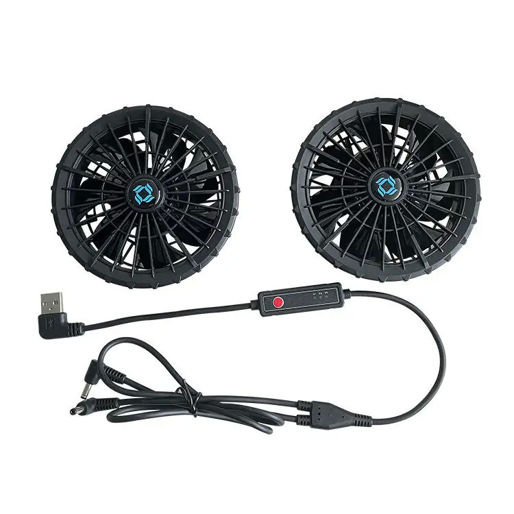 Zomerkoeling Bovenkleding Ventilator met 3 snelheden voor Jas Koelventilator Super Dun 34mm