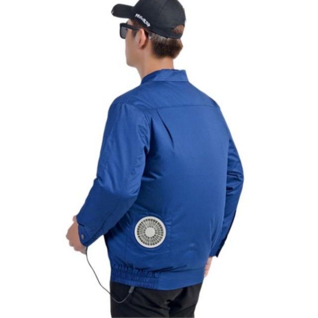 Battery Power Fan Cooled Jacket Kamgaren stof voor dames heren werkkleding