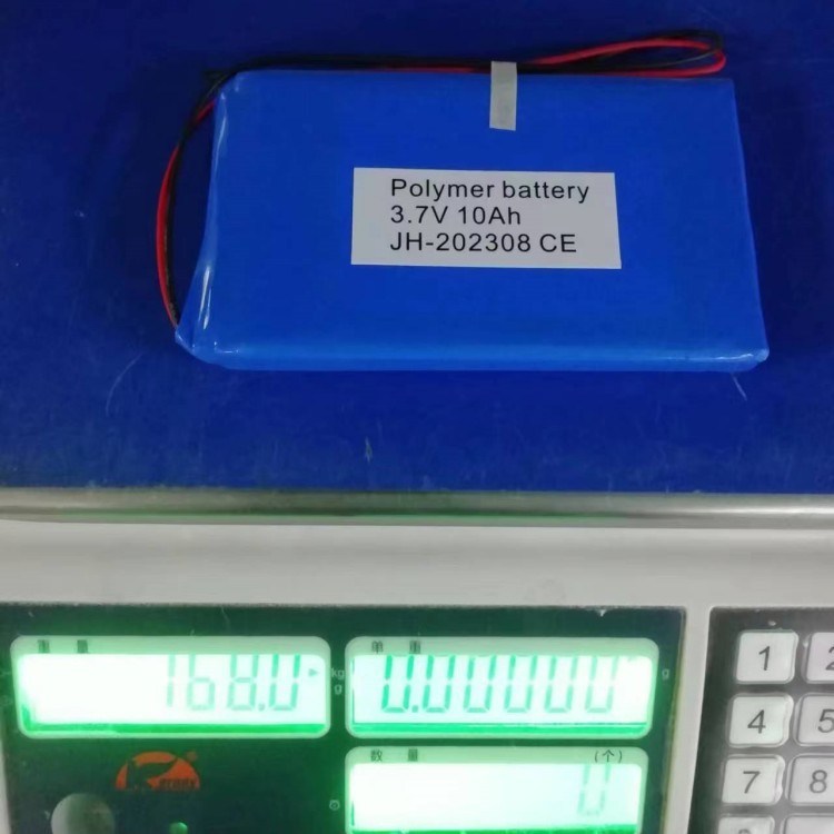 3.7V 10Ah Polymer Battery Pack 37Wh 5A Rate 6767100-1C 1S2P