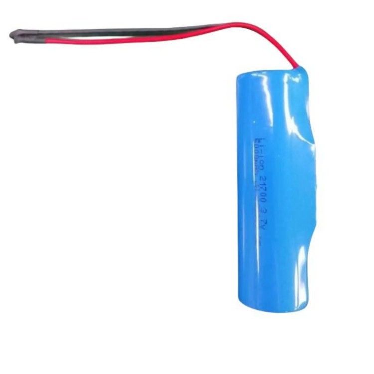 3.7V 5000mAh 21700 Pack met PCB en Leads 20 AWG voor elektronisch apparaat