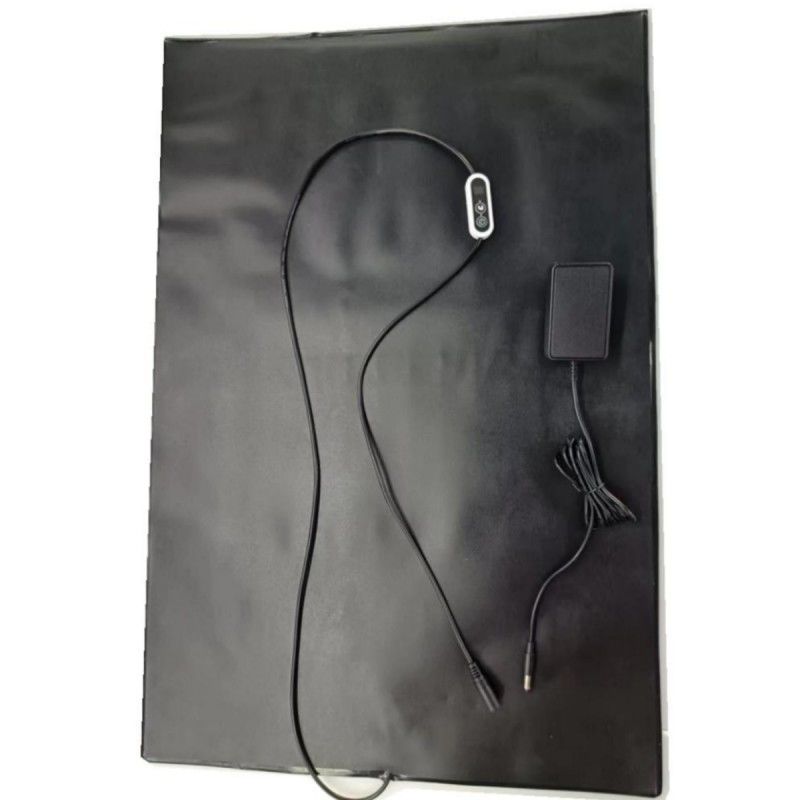PVC-verwarmingsmat 12V verwarmingspad 60x40cm met temperatuurregelaar voor hond en kat