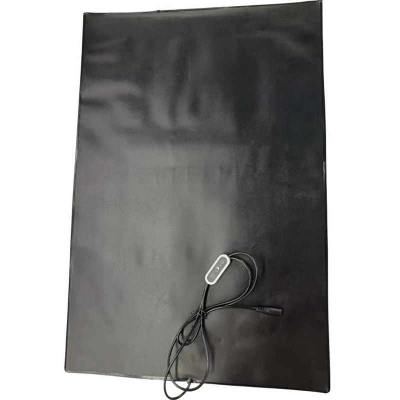 PVC-verwarmingsmat 12V verwarmingspad 60x40cm met temperatuurregelaar voor hond en kat