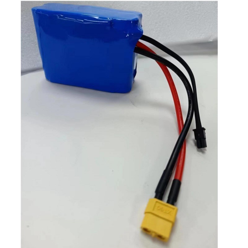 Persoonlijke batterij 7,4V 16Ah 2S5P 18650 Cell 3200mAh BMS 25A Met MX3.0 oplaadstok