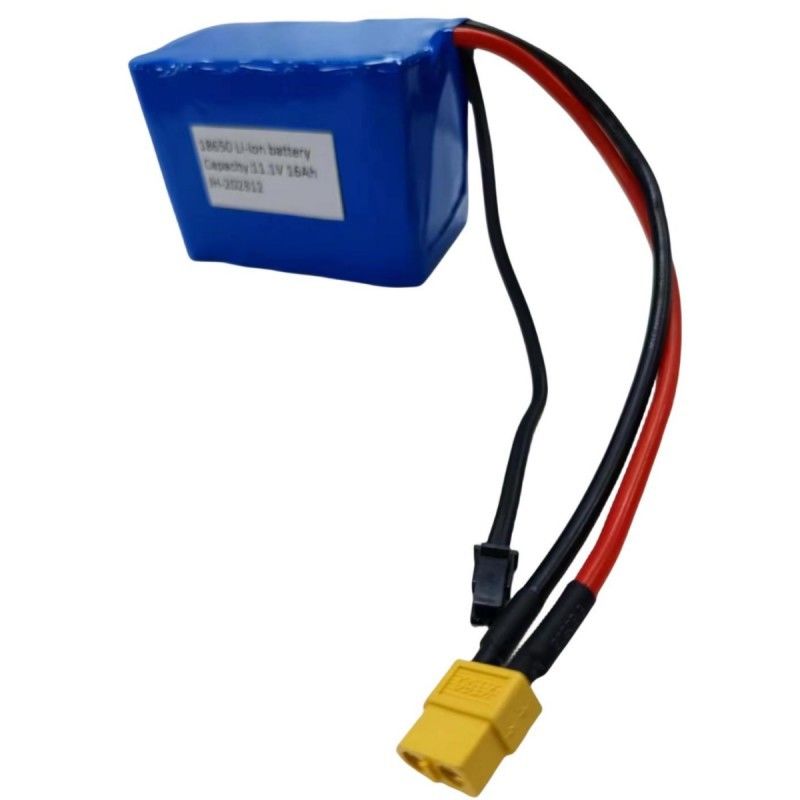 3S5P 18650 accu 11,1V 16Ah Met oplaadconactor MX3.0 Afladen XT60 Vrouwelijke stekker