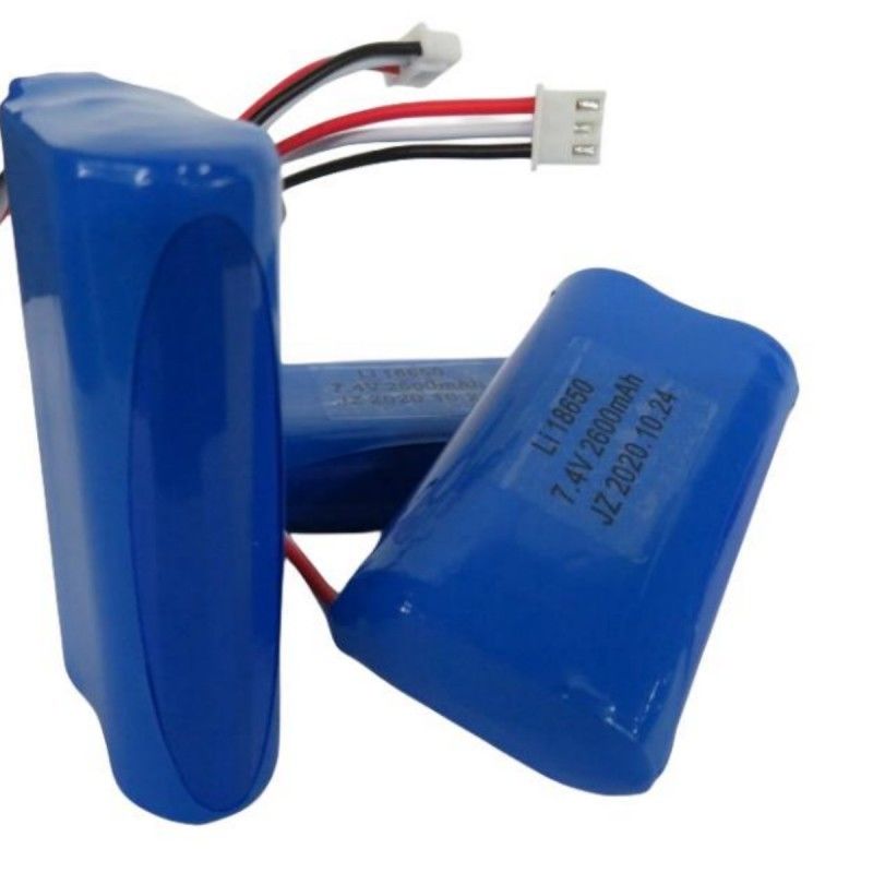 7.4V 2600mAh 18650 Cell Battery Pack met 3 leidingen en 3-pin contact voor Pos Machine