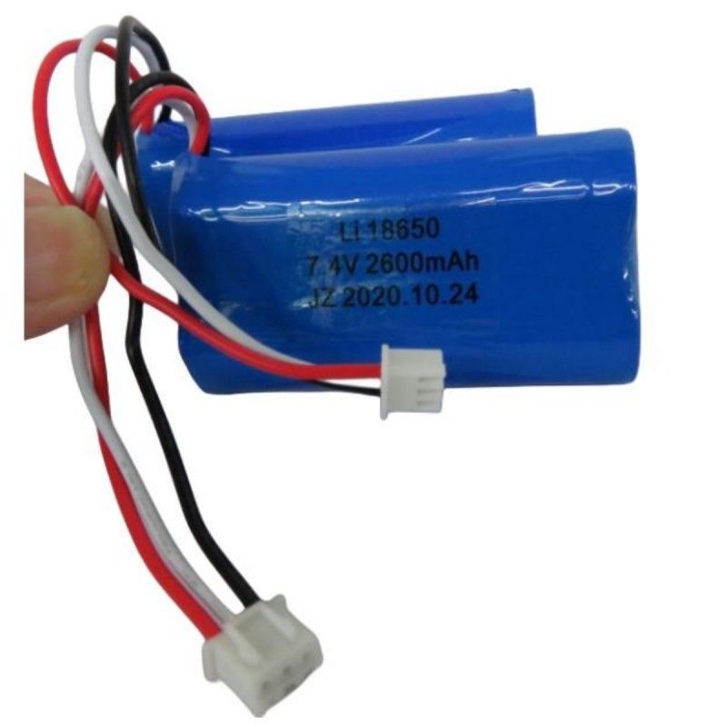 7.4V 2600mAh 18650 Cell Battery Pack met 3 leidingen en 3-pin contact voor Pos Machine