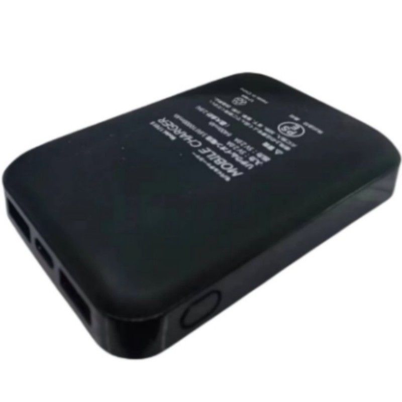 5V 2A USB 10000 Mah Powerbank Dual USB Port Zwarte batterij Powerbank