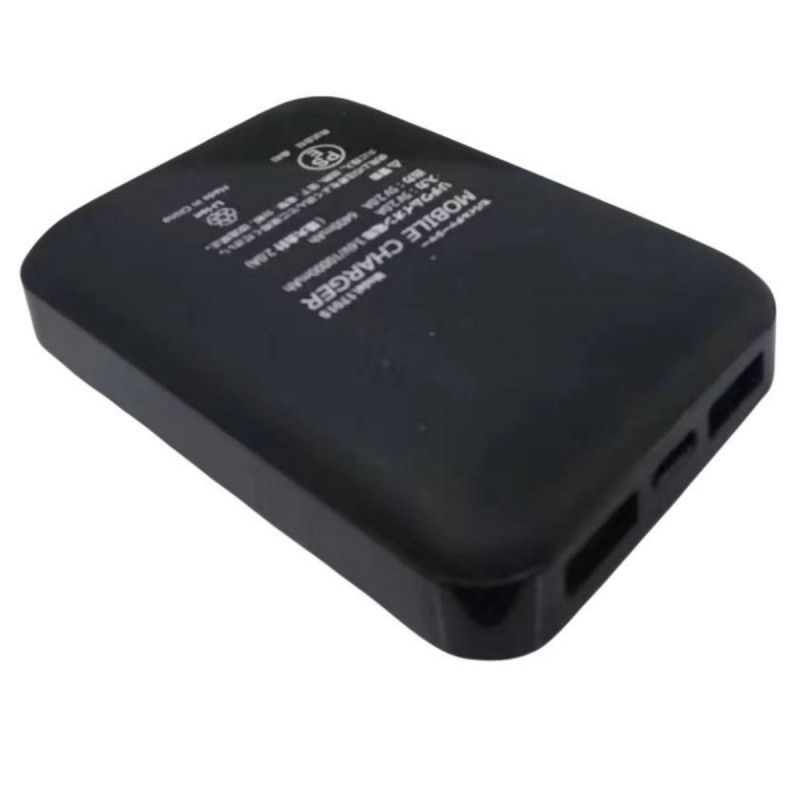 5V 2A USB 10000 Mah Powerbank Dual USB Port Zwarte batterij Powerbank