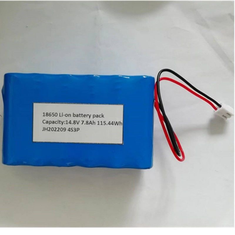 18650 Batterijpakket 4s3p 14.8V 7.8Ah Batterij met 2-pin contact voor LED-lichten