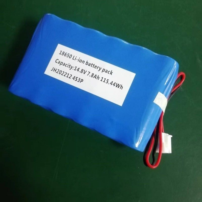 18650 Batterijpakket 4s3p 14.8V 7.8Ah Batterij met 2-pin contact voor LED-lichten