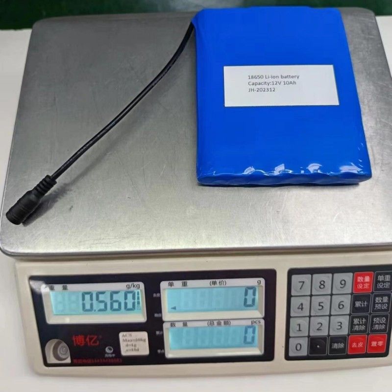 Slim 18650 batterijpakket 6S2P 22.2V 5Ah met DC 5.5x2.1mm connector BMS bovenaan