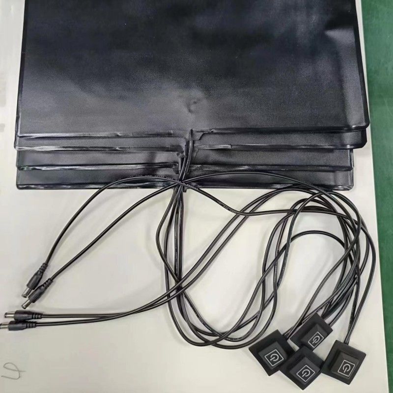 35x35cm aangepaste verwarmingsplaten 12V met gelijkstroom aansluiting voor warme voedselbezorgtas