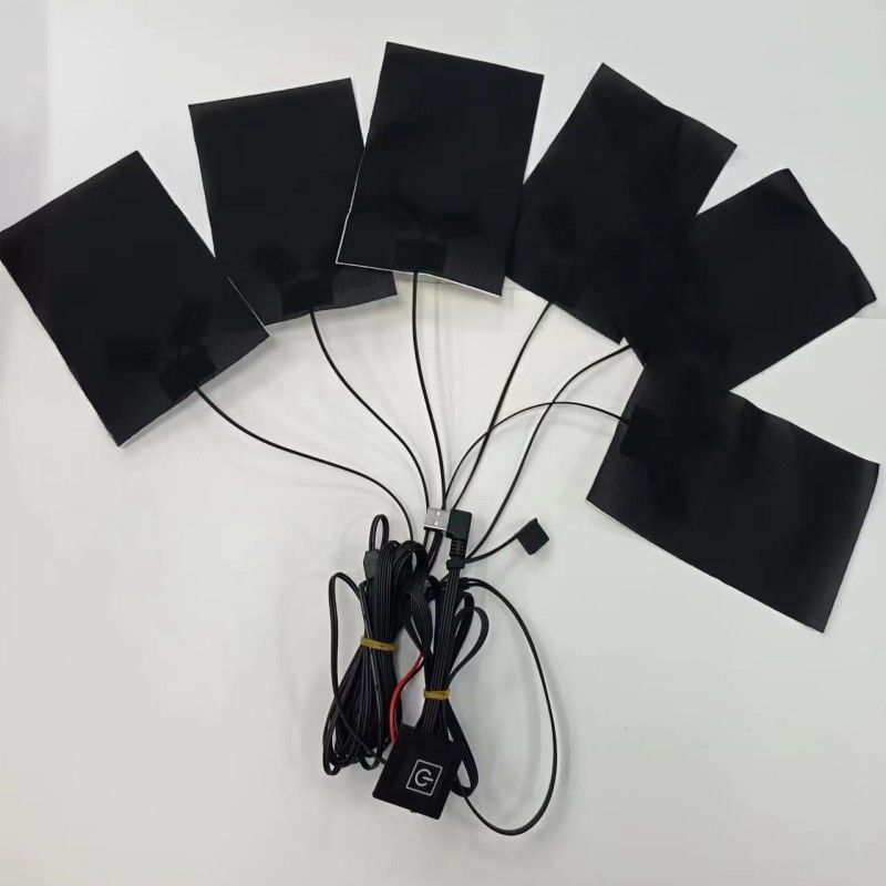 6 in 1 Kleding Verwarmingsplaten 10x15 cm Kabellengte 1M Maximale temperatuur 50 graden