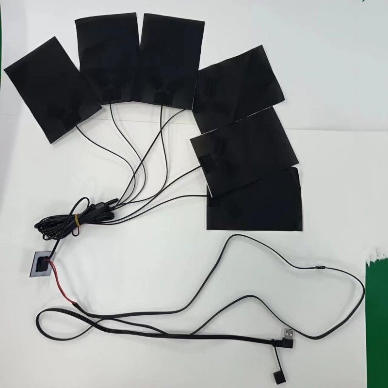 6 in 1 Kleding Verwarmingsplaten 10x15 cm Kabellengte 1M Maximale temperatuur 50 graden