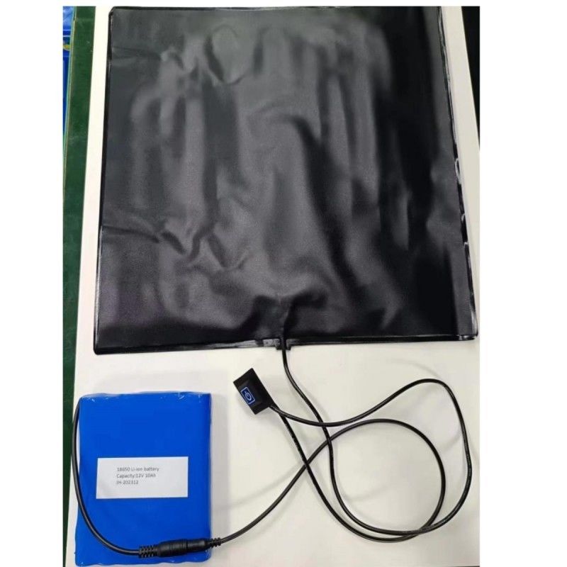 Warm voedsel leveren PVC-verwarmingspad 12V 10Ah op batterij aangedreven verwarmingspads maat 30x30cm