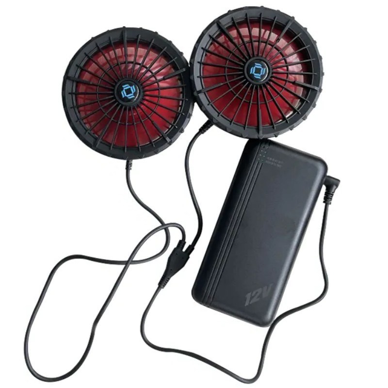 Airconditioning Jacket koelventilator Batterij 12v 20000mAh High Speed 10H Werktyd