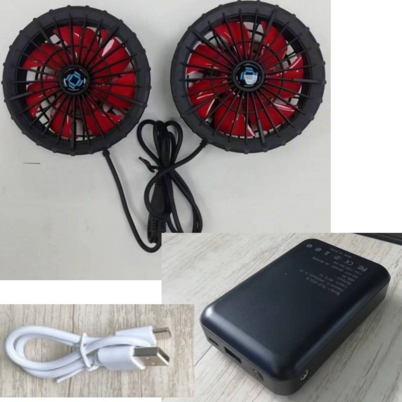 Werkkleding jas koeling ventilator batterij set 12V 10000mAh Met Chinese borstelloze motor