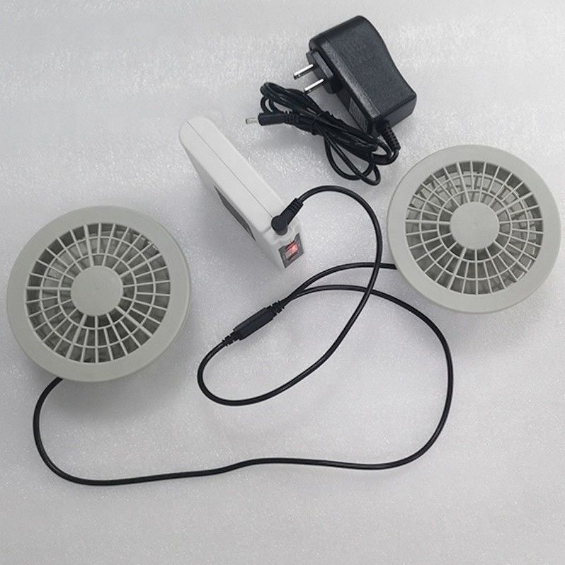 PSE ventilatorbatterij set 7.4V 5200mAh Jacket koeling ventilator set 4 niveau windsnelheid