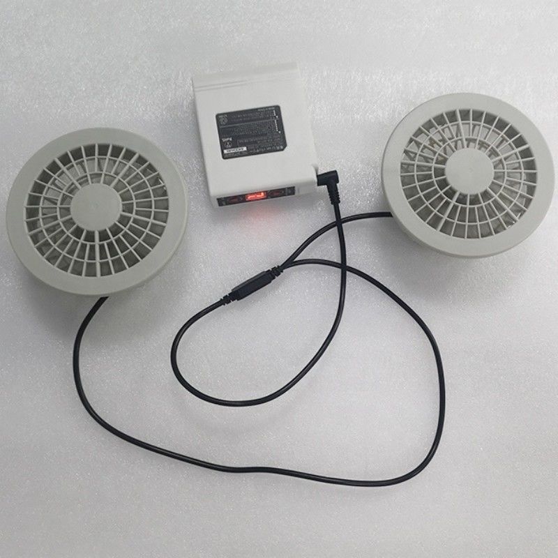 PSE ventilatorbatterij set 7.4V 5200mAh Jacket koeling ventilator set 4 niveau windsnelheid