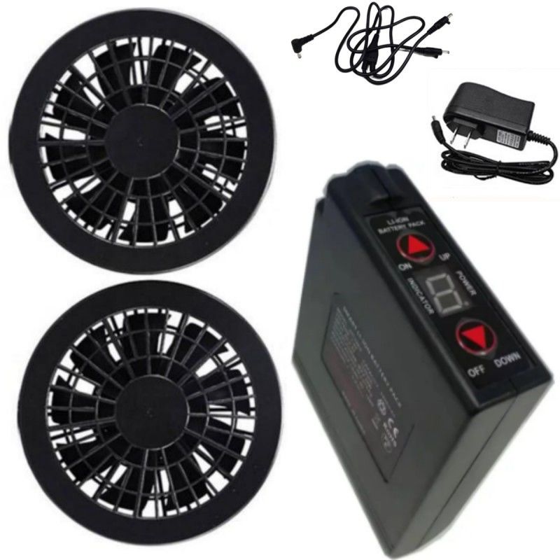 7.2V Jacket Cooling Fan Battery Set 4400mAh Met Charger Voor Zomer Werkkleding