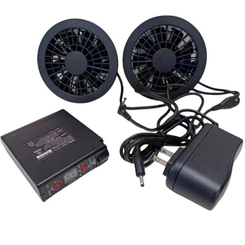 Korea Brand Battery Fan Set 7.4V 7000mAh KC Voor koeljas