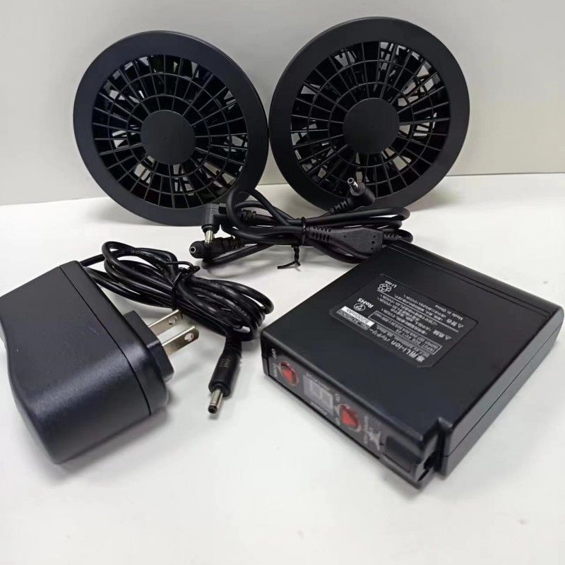 Korea Brand Battery Fan Set 7.4V 7000mAh KC Voor koeljas