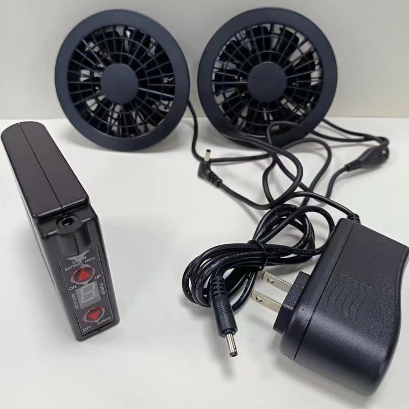 Korea Brand Battery Fan Set 7.4V 7000mAh KC Voor koeljas