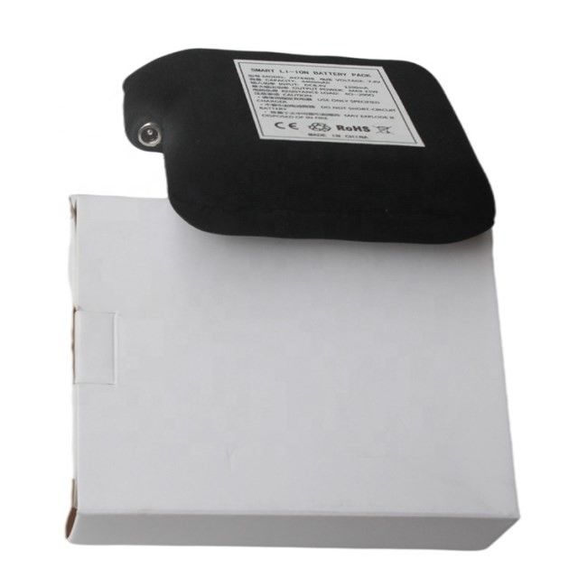 Zwarte lap ingepakt batterij 7.4V 4400mAh 5200mAh 6400mAh 7000mAh batterijen voor verwarmd vest