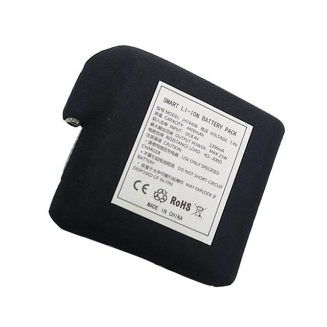 Zwarte lap ingepakt batterij 7.4V 4400mAh 5200mAh 6400mAh 7000mAh batterijen voor verwarmd vest