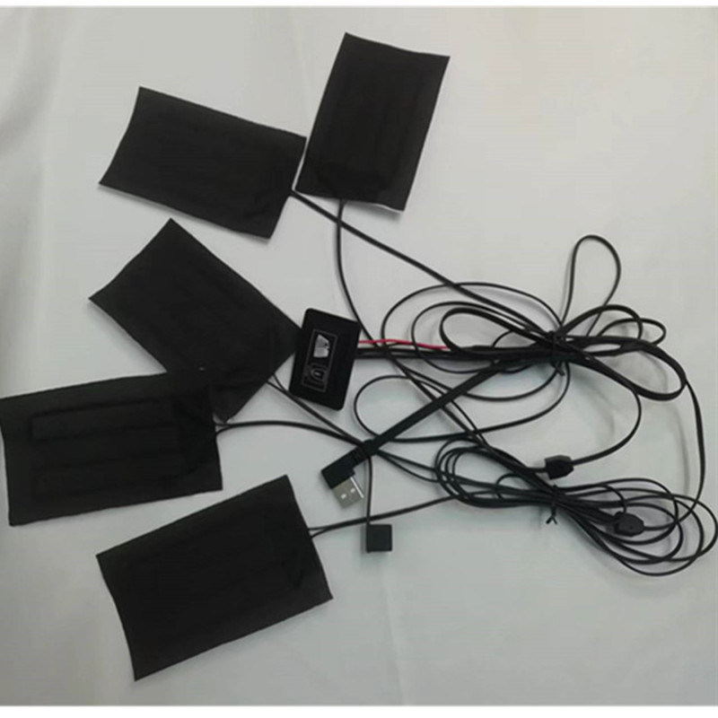 Deken Kleding Verwarming Pads 5pcs elk 7x11cm 5 In One 5V USB Heat Pad Voor Vest