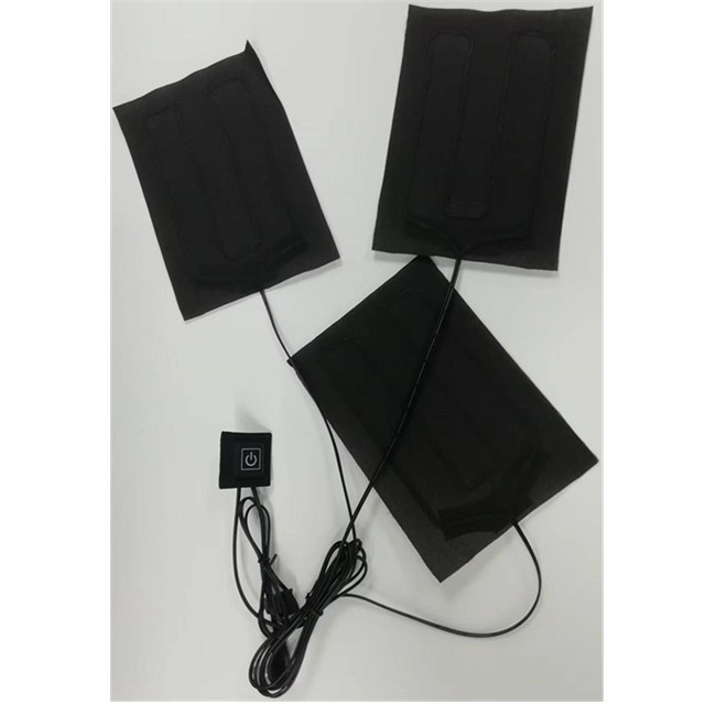 Ver infrarood Kleding Verwarmingspads 3 in één 5V USB Verwarming voor jas