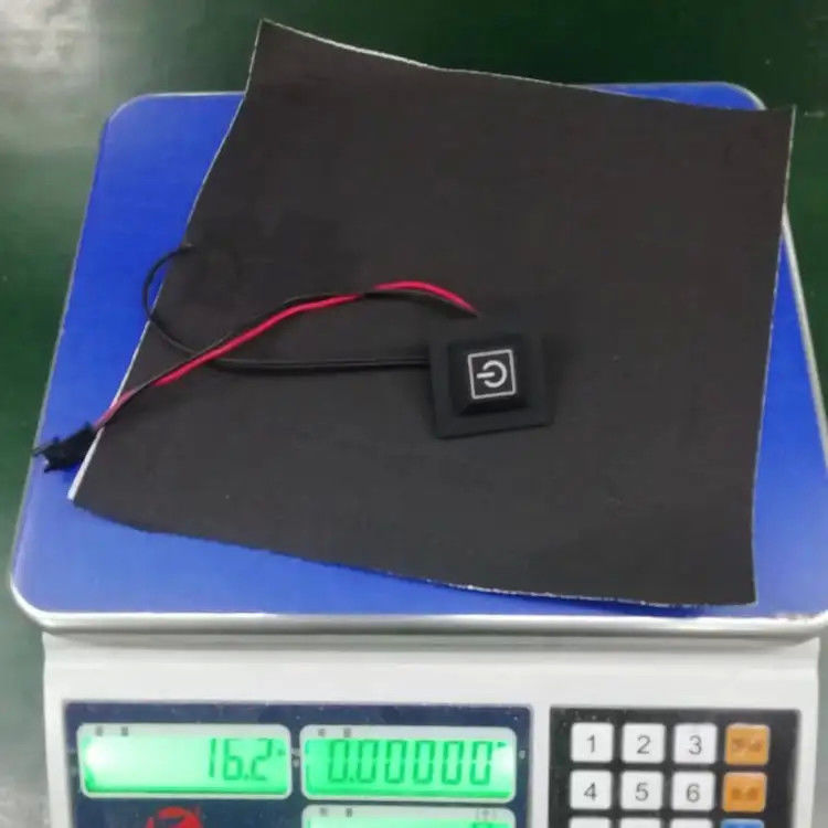 Kleding op maat Verwarmingspad Grootte 20x20cm 3.7V Met SM 2Pin Plug