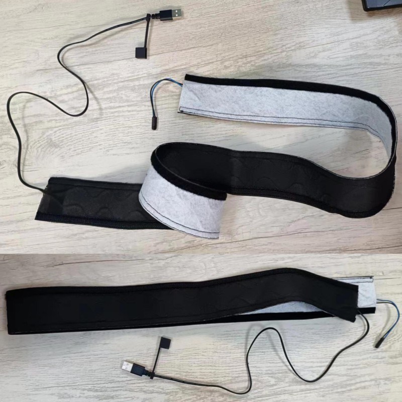 Zwarte spunlace stof aangepaste verwarming Pad met 50cm kabel lengte en automatische stroomregeling