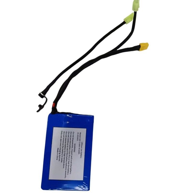Op maat gemaakte 18650 batterijpakket 36V 2600mAh 10 cellen met kleine Tamiya overdrachts stekker om te laden