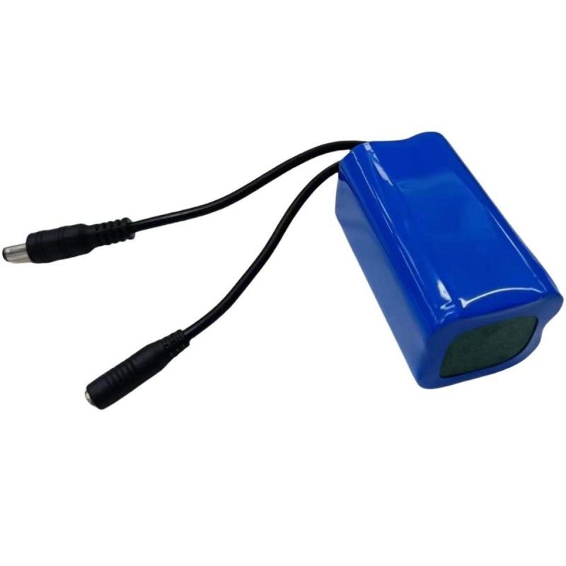 LED-strooklamp Batterij 7,4V Maximumcapaciteit voor 4cellen 18650 Batterij met DC-aansluiting