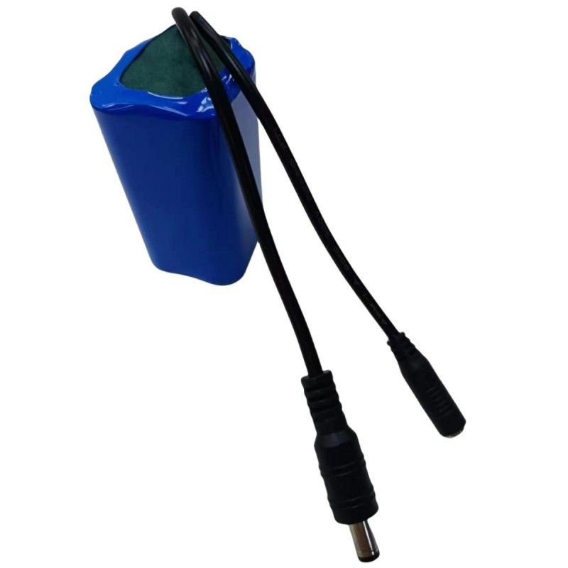 LED-strooklamp Batterij 7,4V Maximumcapaciteit voor 4cellen 18650 Batterij met DC-aansluiting