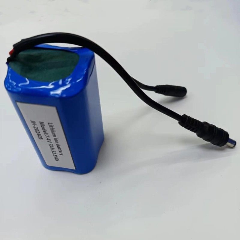 LED-strooklamp Batterij 7,4V Maximumcapaciteit voor 4cellen 18650 Batterij met DC-aansluiting
