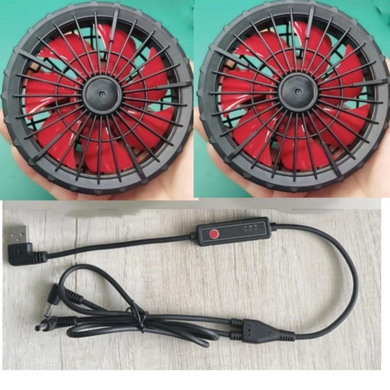 Buitendiameter 105mm 7 Rotary Vane Jacket Koelventilator voor kleding buiten
