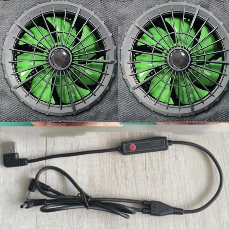 Buitendiameter 105mm 7 Rotary Vane Jacket Koelventilator voor kleding buiten